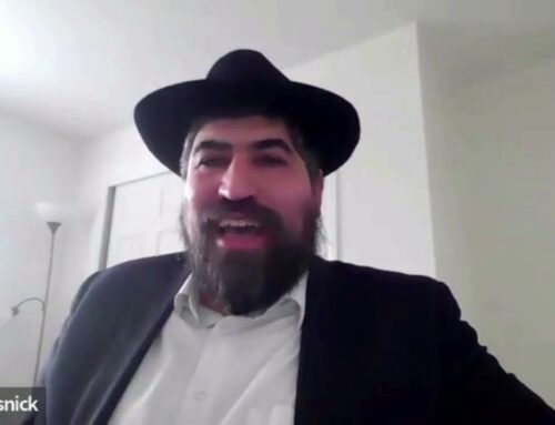 Preparing our Talmidim for Yud Alef Nissan: Rabbi Raleigh Resnick